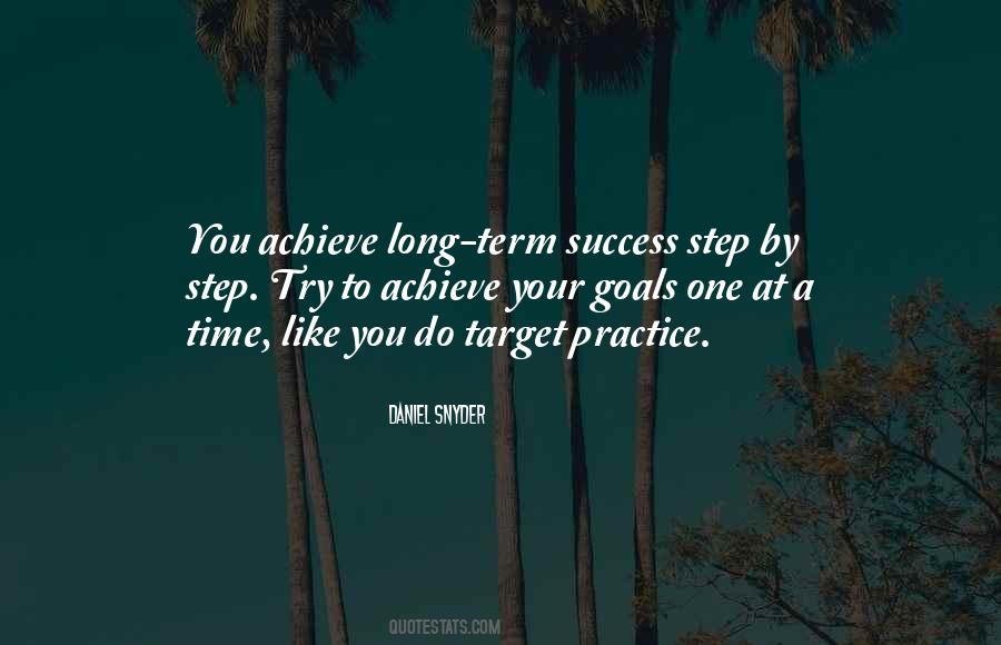 Success Target Quotes #1703813