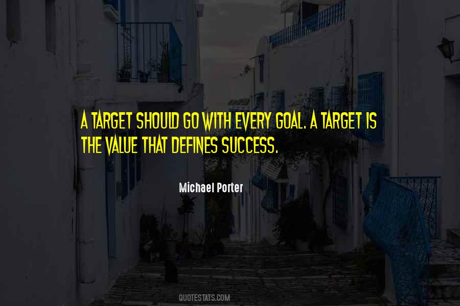 Success Target Quotes #474820