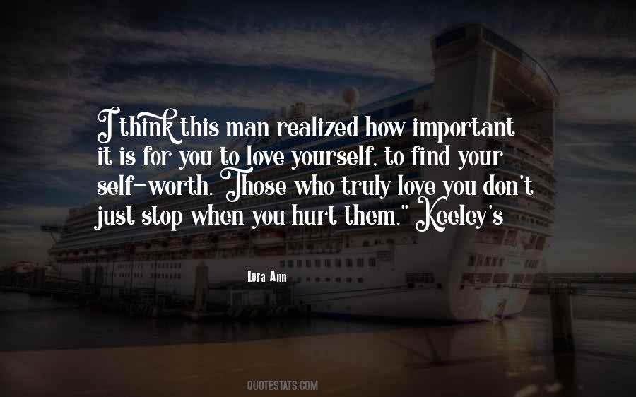 How Important Love Quotes #120865