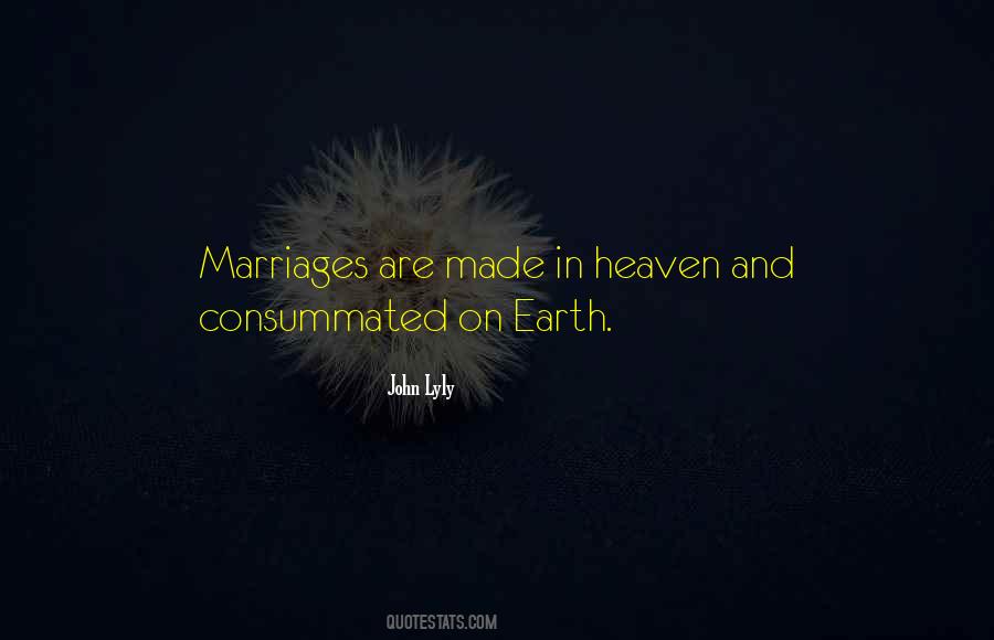 Marriage Made In Heaven Quotes #308795