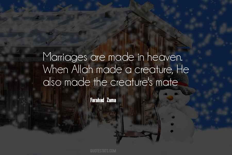 Marriage Made In Heaven Quotes #936766