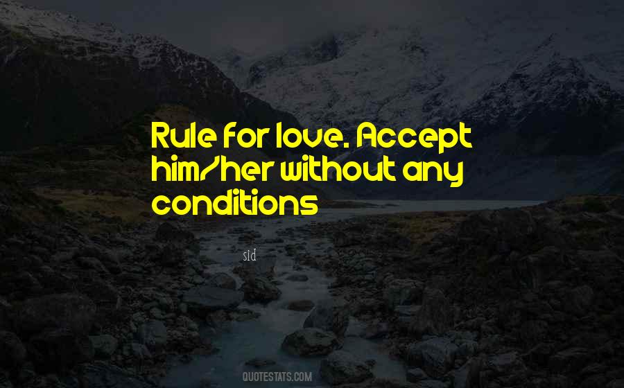 Love Me Without Conditions Quotes #1868914