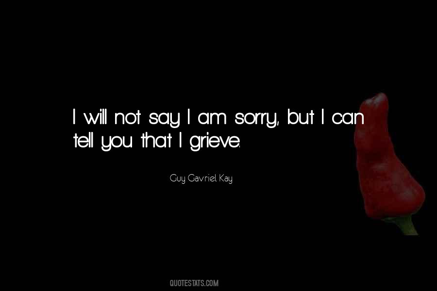 I Will Not Say Sorry Quotes #1465103