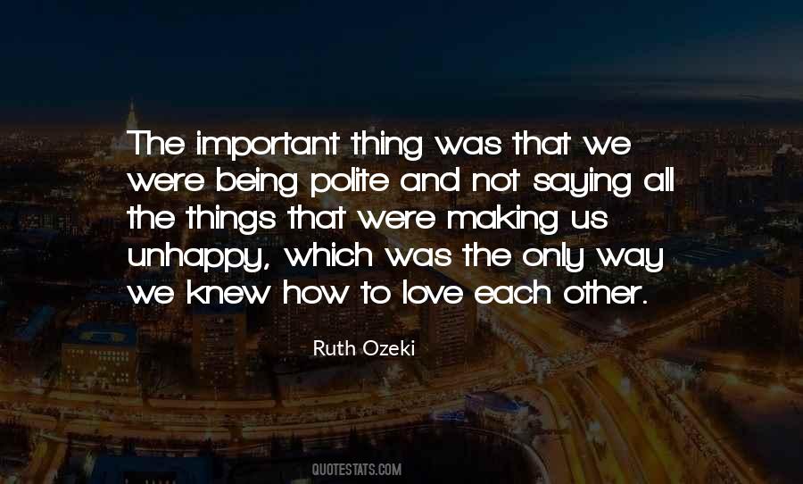 To Love Each Other Quotes #1357108