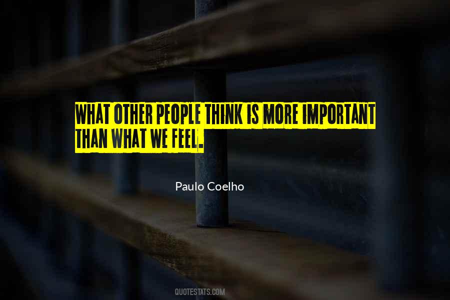 Feel Important Quotes #57324