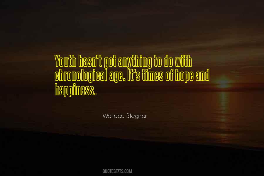 Youth Happiness Quotes #1808722