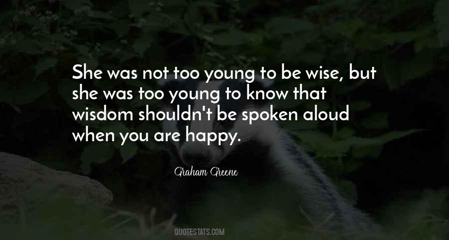 Youth Happiness Quotes #192225