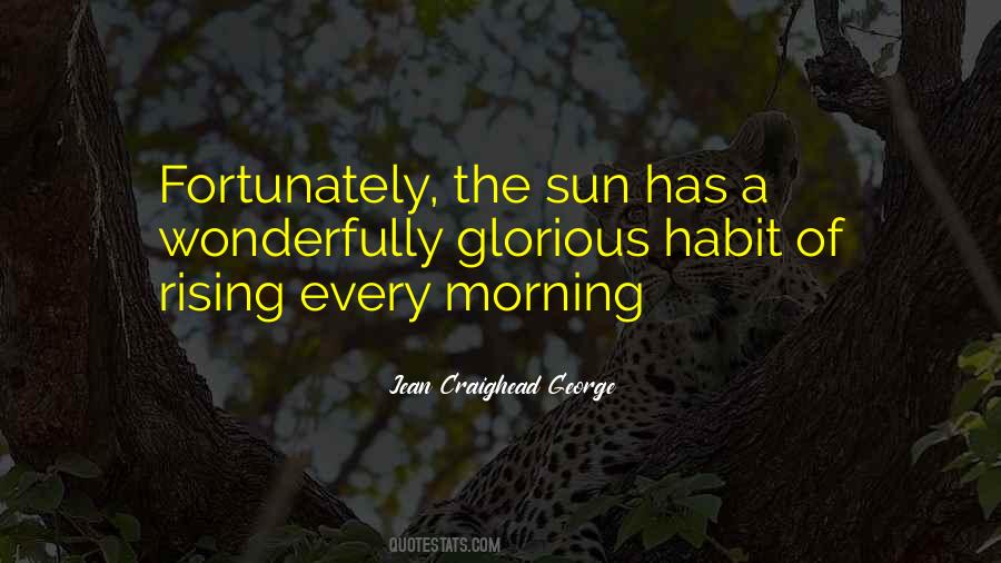 What A Glorious Morning Quotes #853172