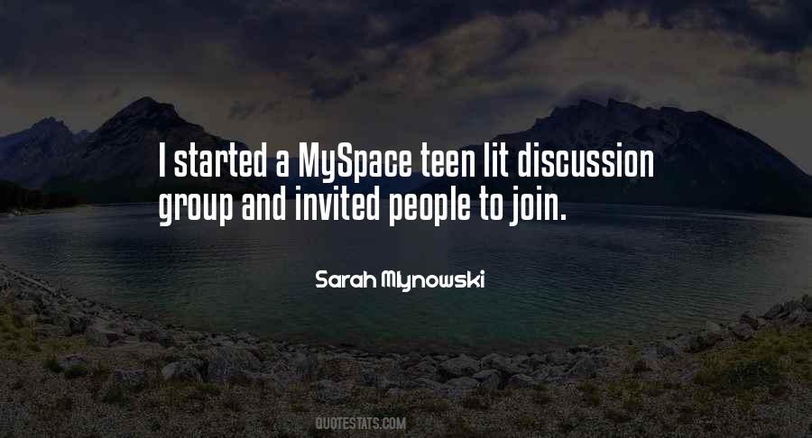 Quotes About Group Discussion #399470