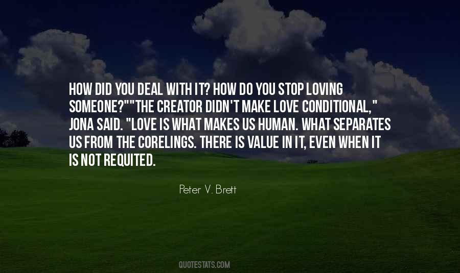 Not Loving Someone Quotes #1648569