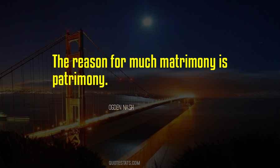 Quotes About Marriage Matrimony #1584983