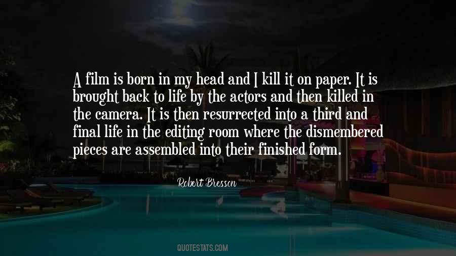 Life Is A Film Quotes #232331