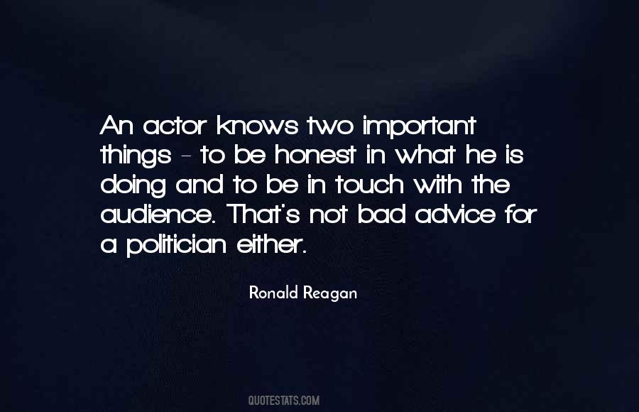 Honest Politician Quotes #889618