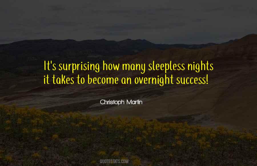 Those Sleepless Nights Quotes #131655