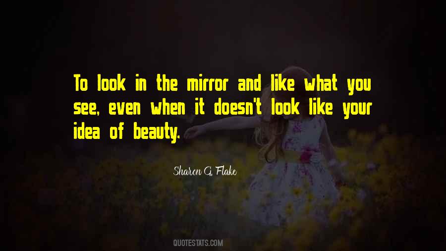 Mirror Beauty Quotes #1403253