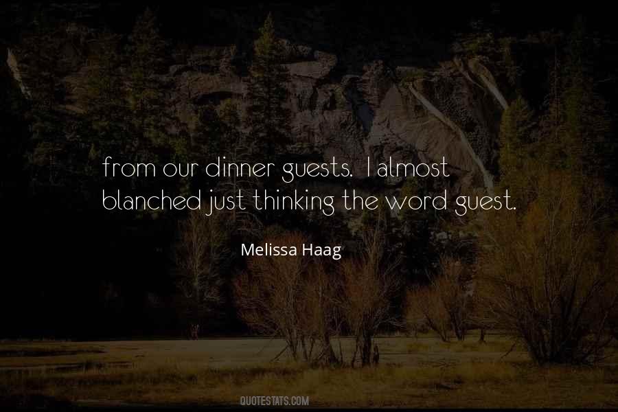 Our Dinner Quotes #945971