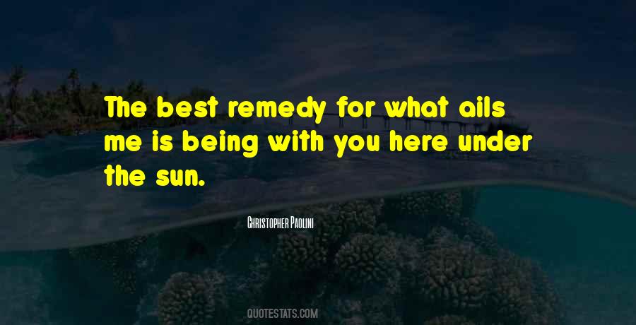 Quotes About What Ails You #1670052
