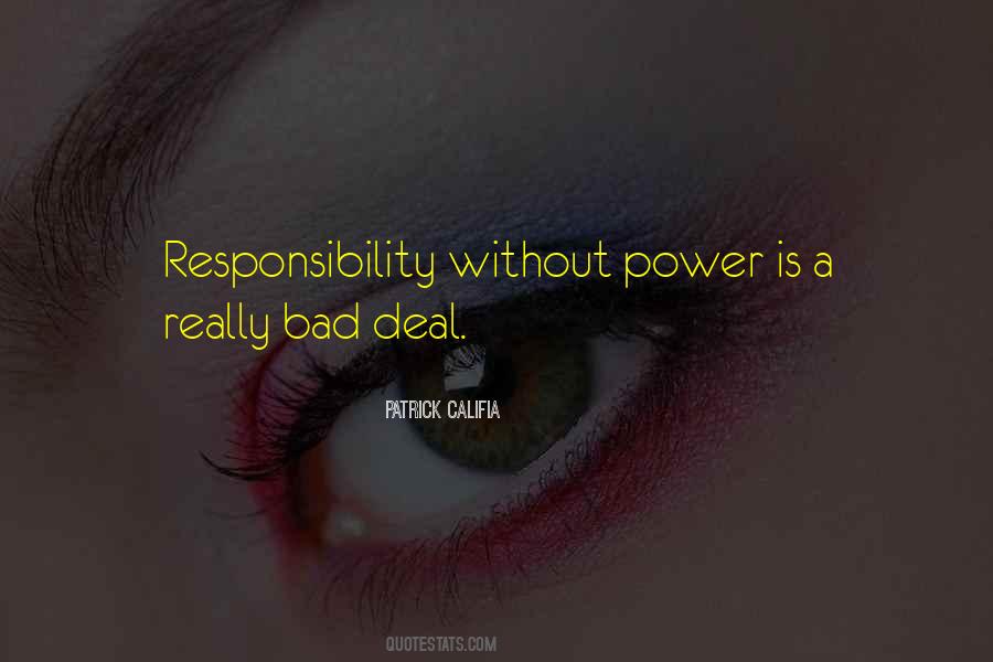 Without Responsibility Quotes #1219064