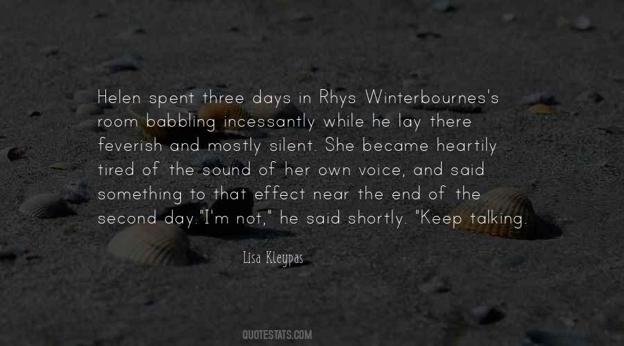 I Spent The Day Quotes #1010250