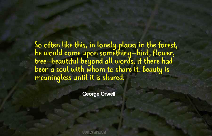 Wherever A Beautiful Soul Has Been Quotes #1144722
