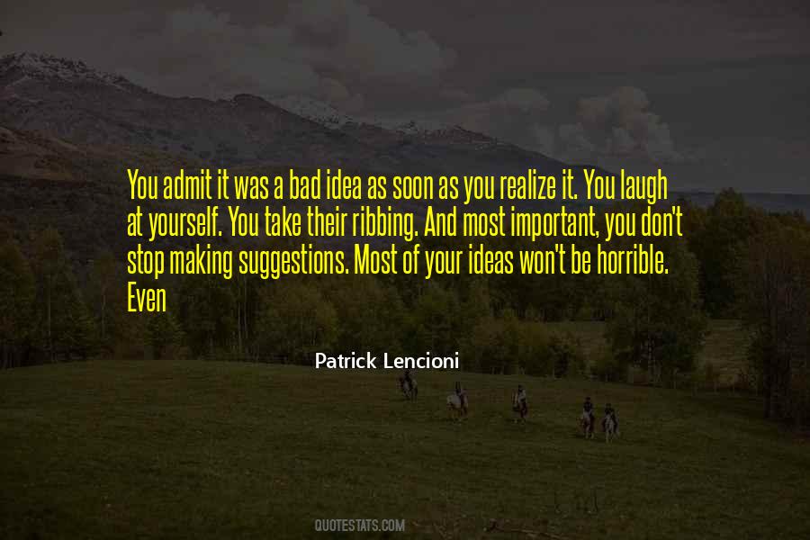 Idea Important Quotes #523363
