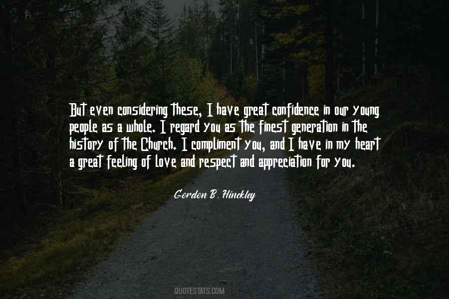 I Respect And Love You Quotes #365822