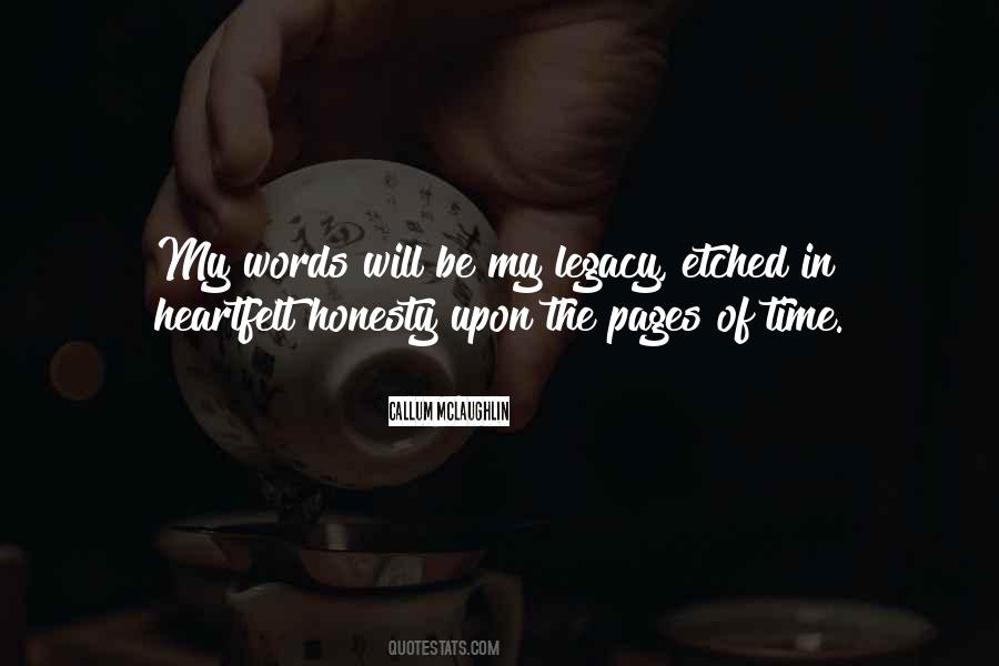My Legacy Quotes #755122