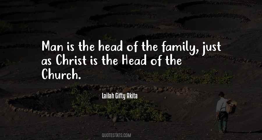 Head Of The Family Quotes #1003379