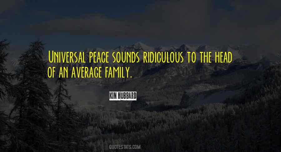 Head Of The Family Quotes #1844270