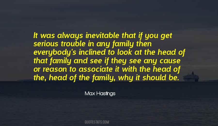 Head Of The Family Quotes #556950