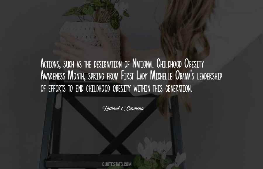 Obesity Awareness Quotes #997037