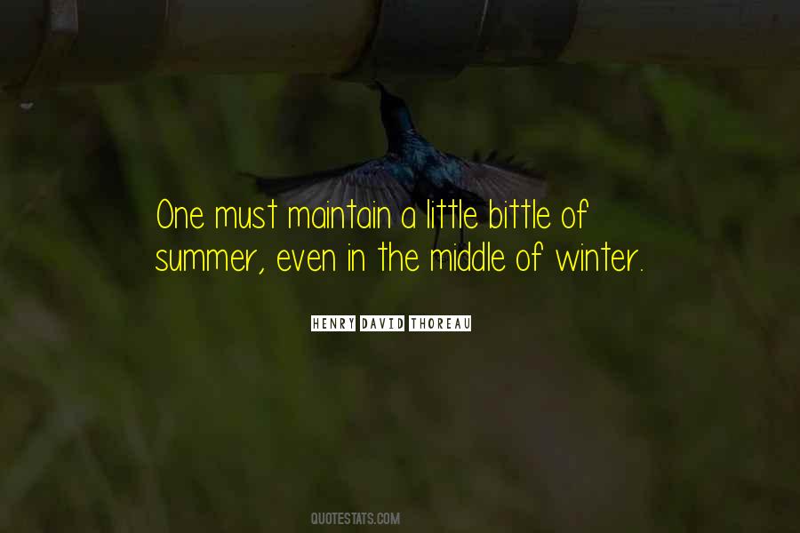 In The Middle Of Summer Quotes #442877