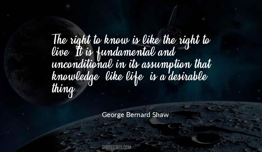 Quotes About The Right To Know #1061582