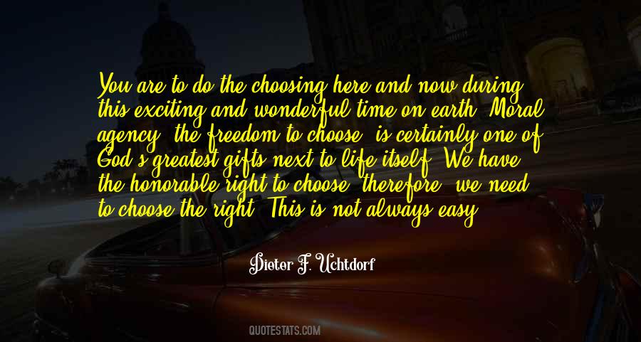 Choose The Right One Quotes #861210