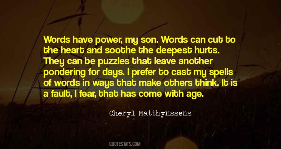 Quotes About The Power Of The Words #1799637