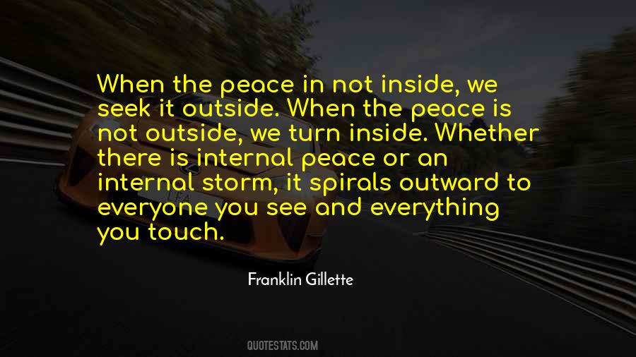 Peace Storm Quotes #1049847