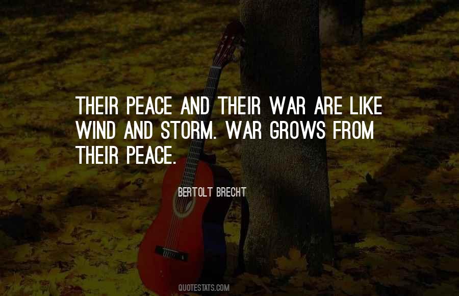 Peace Storm Quotes #1810372