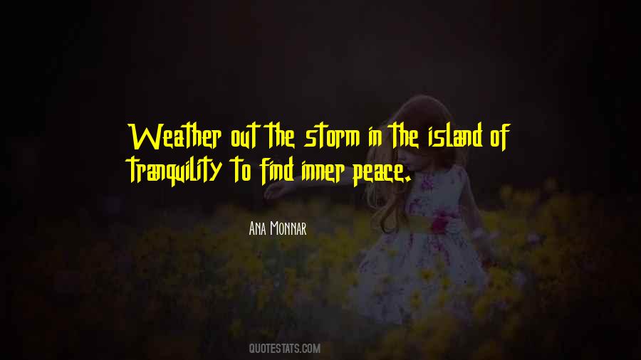 Peace Storm Quotes #422547