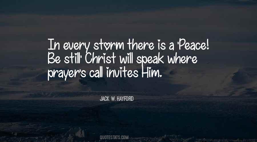 Peace Storm Quotes #981750