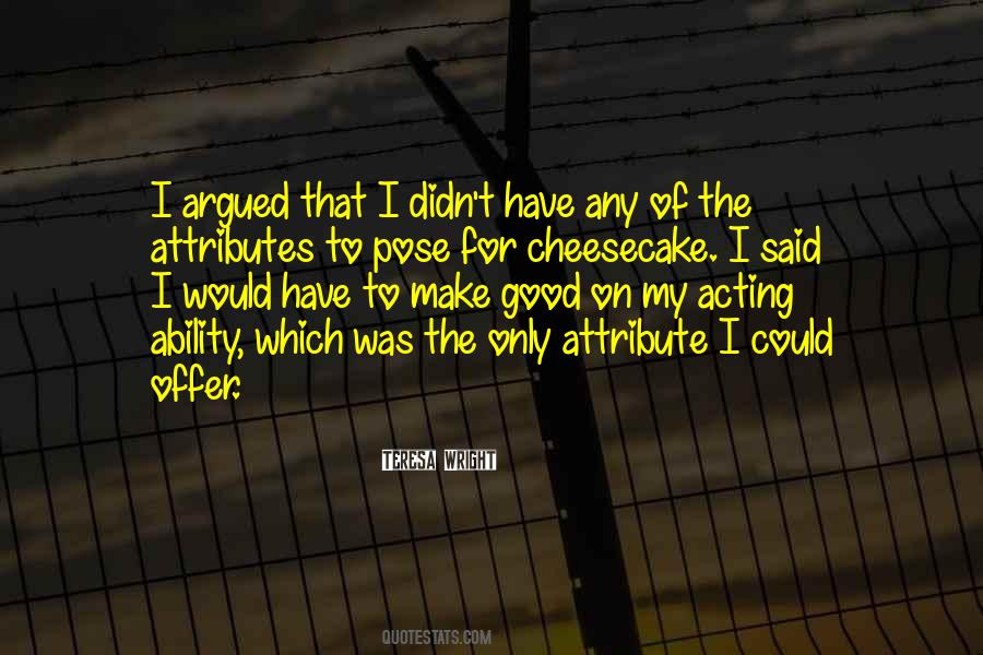 The Attributes Quotes #854554