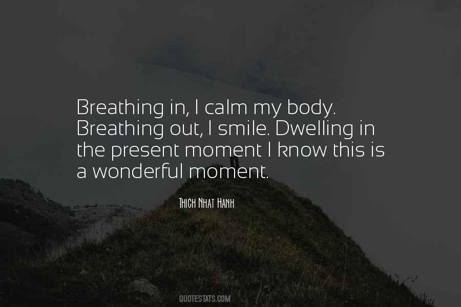 Calm Smile Quotes #1744521