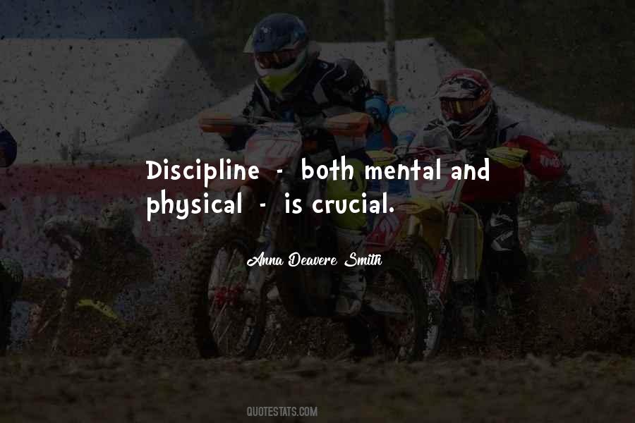 Mental Discipline Quotes #969927