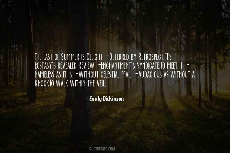 Summer Walk Quotes #260788