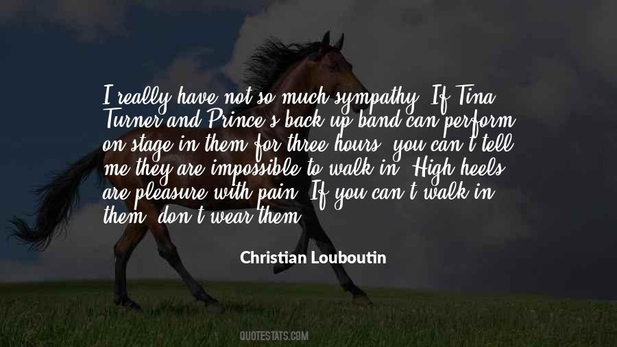 High Heels Pain Quotes #1160717