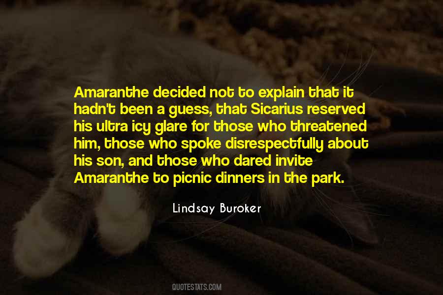 Picnic In The Park Quotes #458127