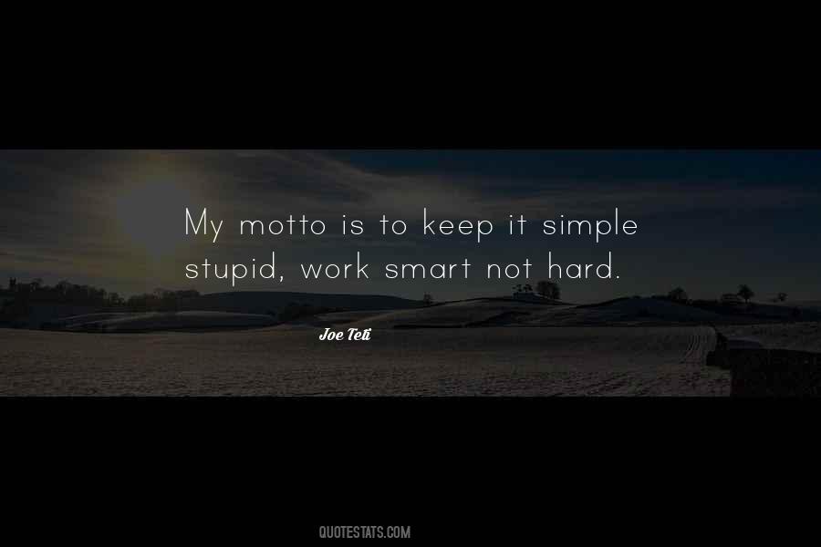 Smart Hard Work Quotes #630738