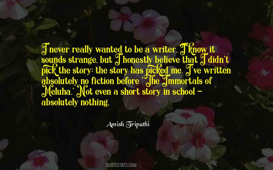 Fiction Short Story Quotes #1242570