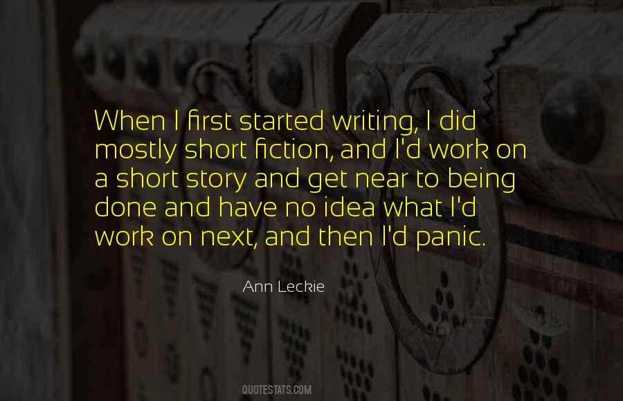 Fiction Short Story Quotes #95420