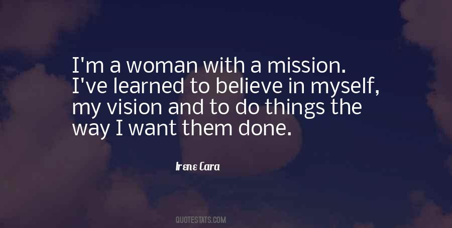 Woman On A Mission Quotes #1218472