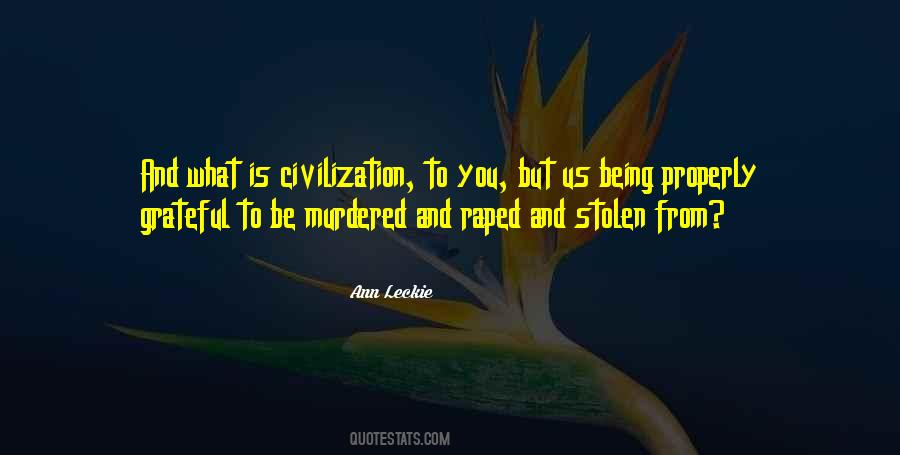 Being Stolen From Quotes #1837001